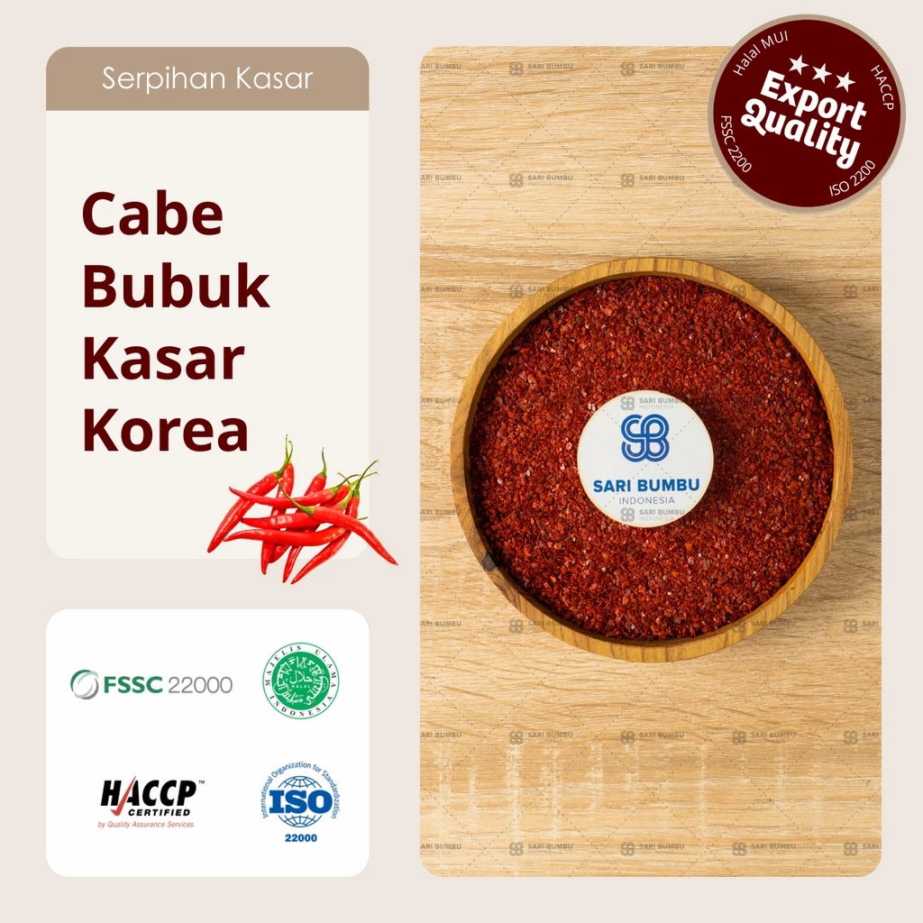 Cabe Bubuk Kasar Korea/ Gochugaru Granule