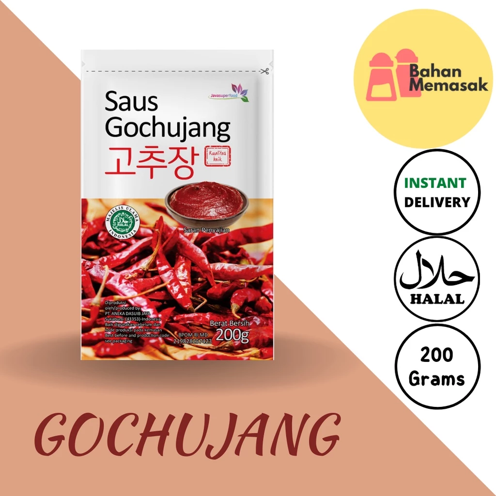 Saus Gochujang/ Pasta Sambal Korea Halal/ Korean Chili Paste 200 Gram