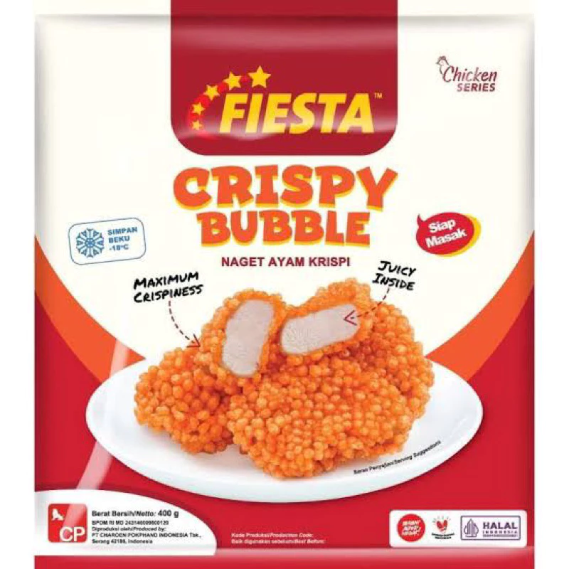 Fiesta Crispy Bubble Naget Ayam Krispi Juicy Inside