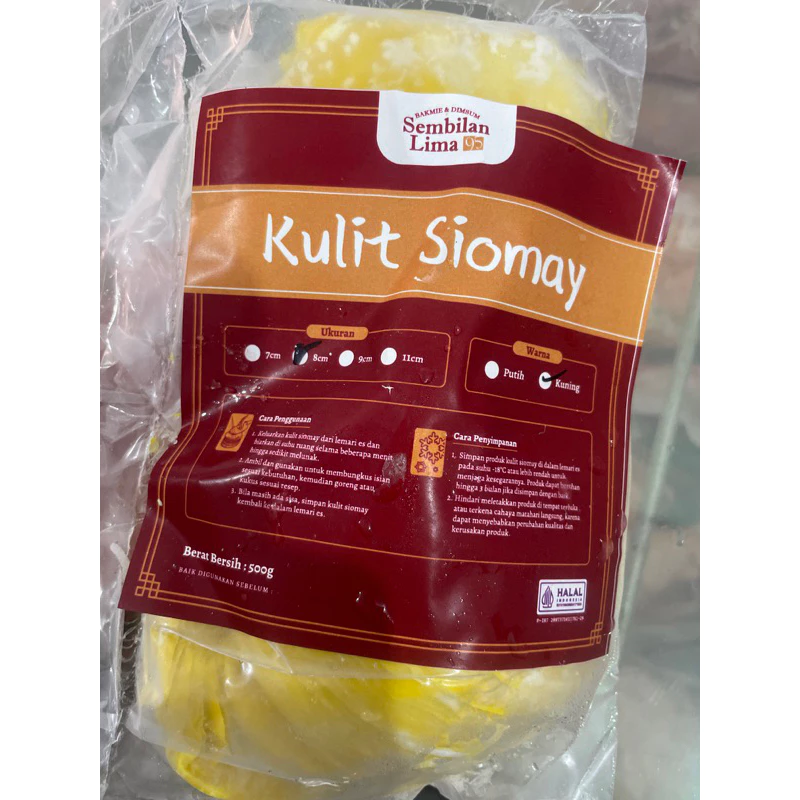 Kulit Dimsum Tipis Lentur Enak 500gr Kulit Siomay Halal