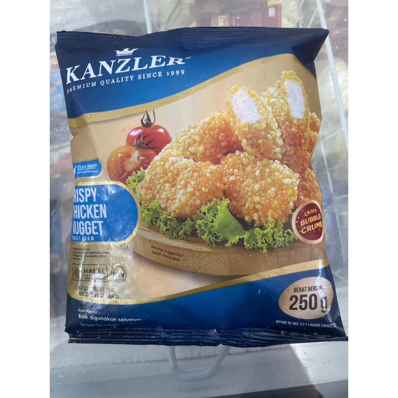 Kanzler Nugget Crispy Extra Meaty 250gr Extra Meaty