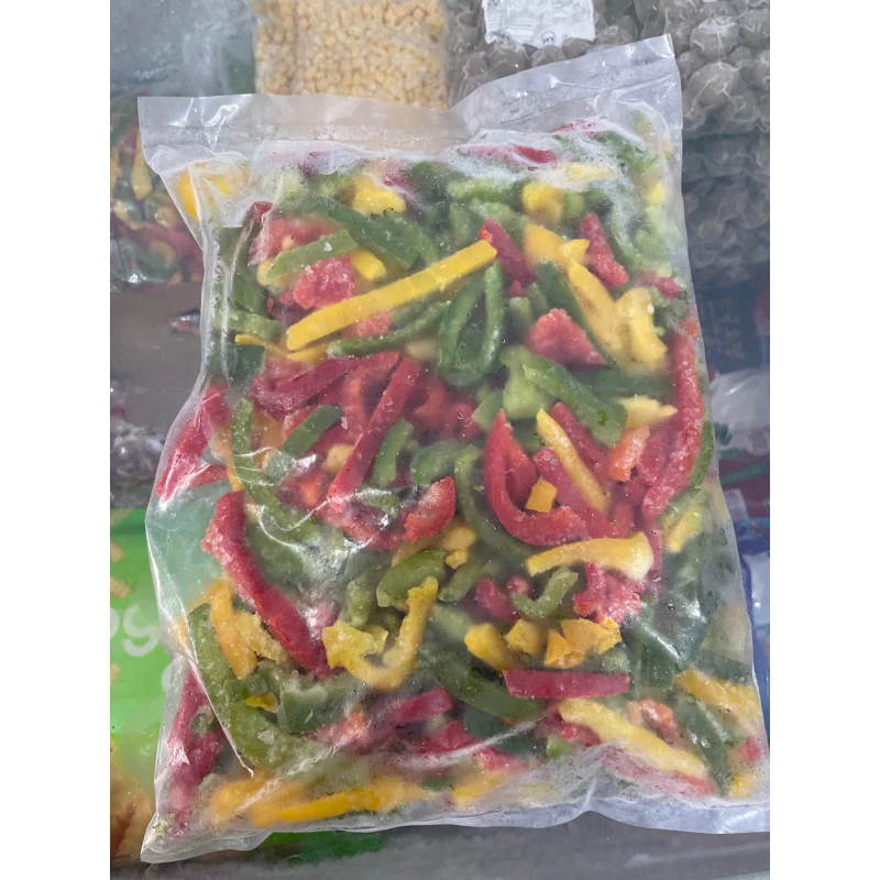 Paprika Slice Frozen Mix Paprika peppers Slice