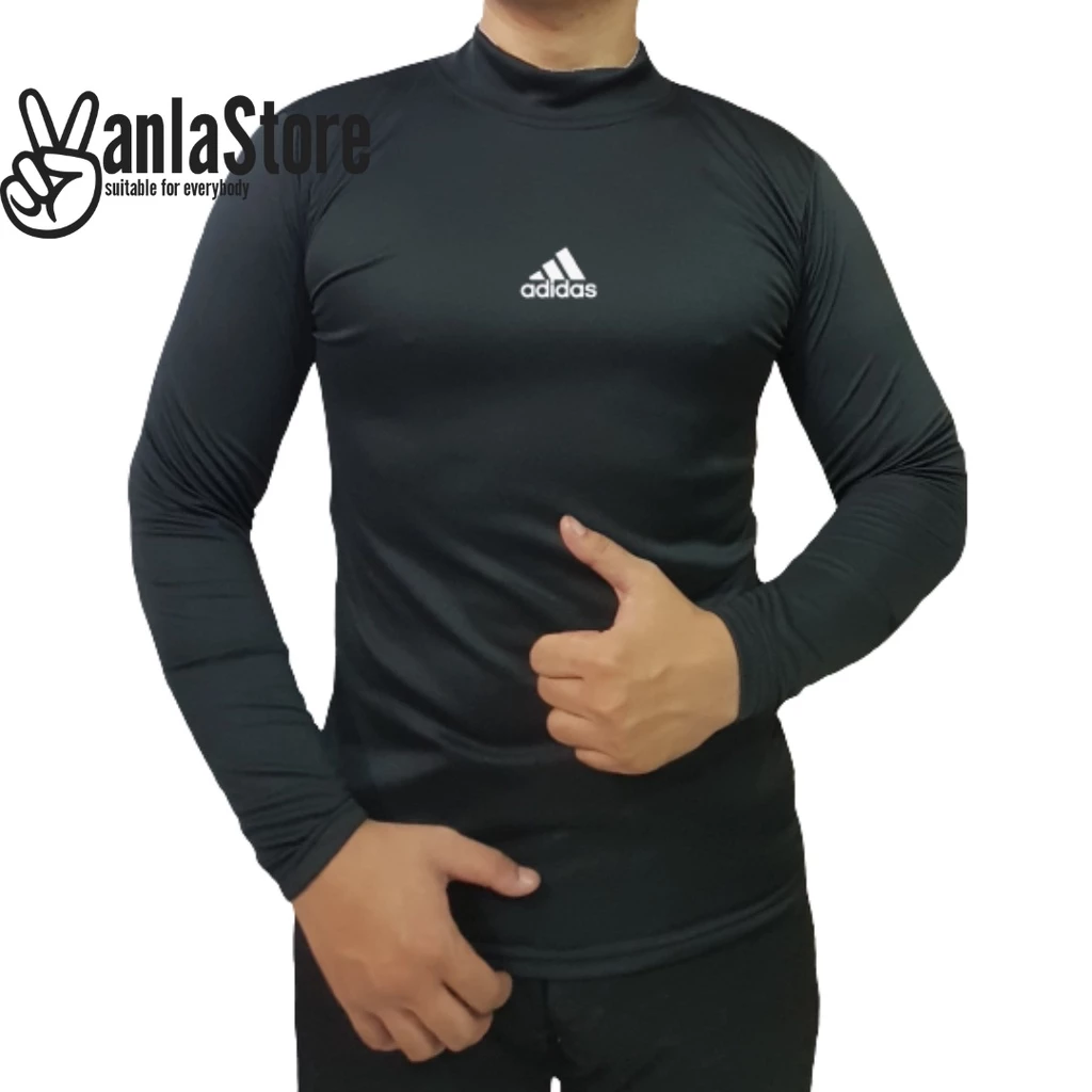 Baju Manset Baselayer Dewasa Manset Olahraga Lengan Panjang Gym Lari Futsal Pria Wanita M L XL XXL
