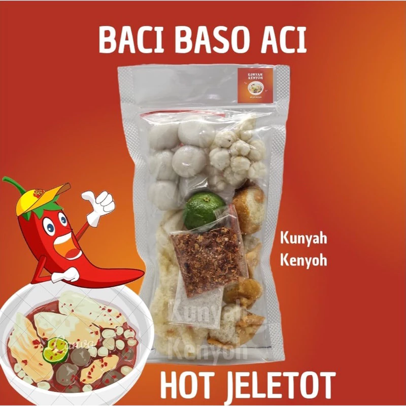 Baso aci instan boci Bandung Gurih pedas seger