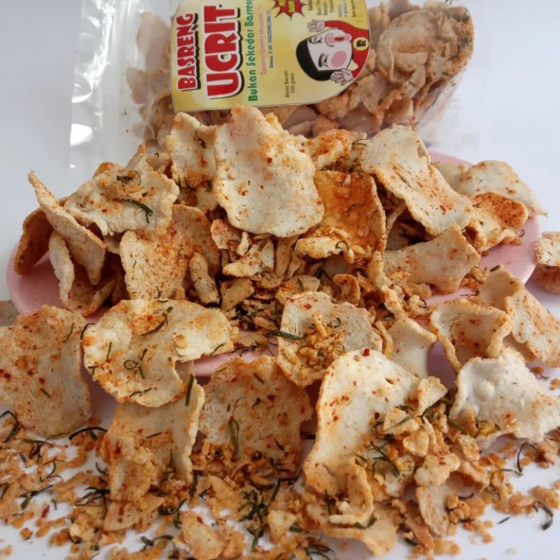 BASRENG PEDAS DAUN JERUK ASLI KHAS BANDUNG MURAH RENYAH GURIH KILOAN -UCRIT FOOD