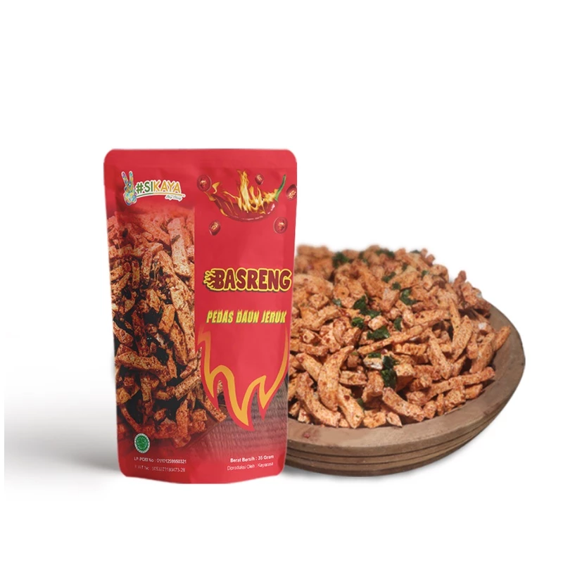 Basreng Pedas Daun Jeruk Mini SIKAYA