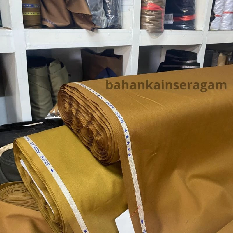 kain pemda khaki premium bahan kain stelan PEMDA PNS PDH ASN semiwool katun