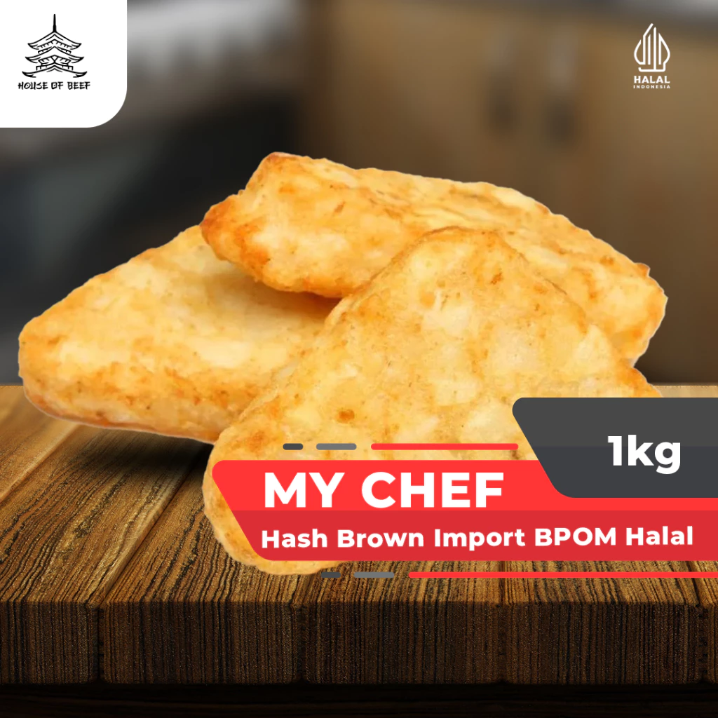MY CHEF Hashbrown frozen 1kg Potato Import