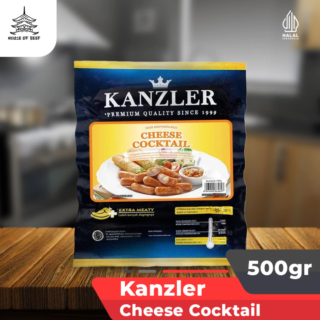KANZLER cheese cocktail 500 gram / Sosis Kanzler