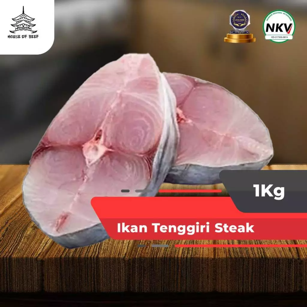 Ikan Tenggiri Steak Premium I Mackarel Fish Steak Cut Premium