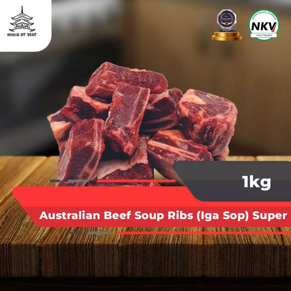 Daging Iga Sop Sapi AUS | Tulang Susu Kaldu AUS Pilihan