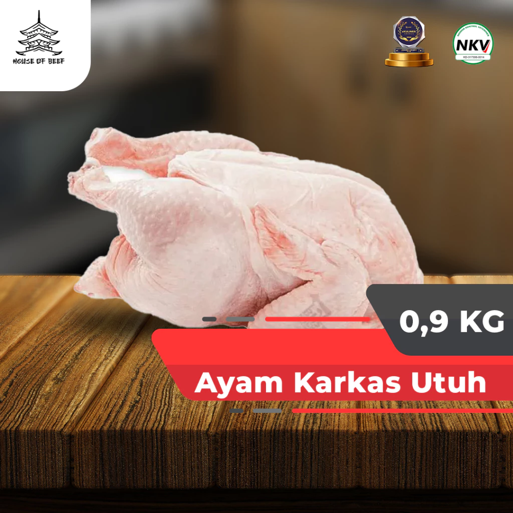 Ayam Karkas Ayam Broiler Negri Segar Utuh Ukuran 1kg
