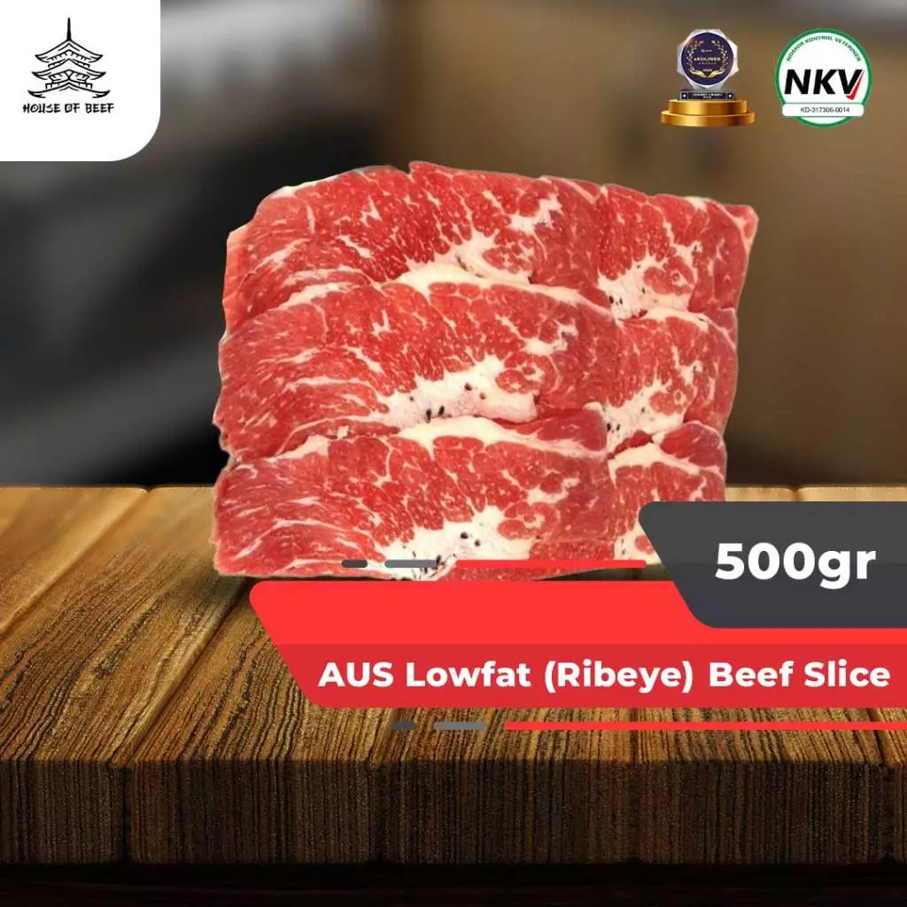 Daging Slice Sukiyaki Ekonomis Lowfat Slice | Shabu Yakiniku Teriyaki