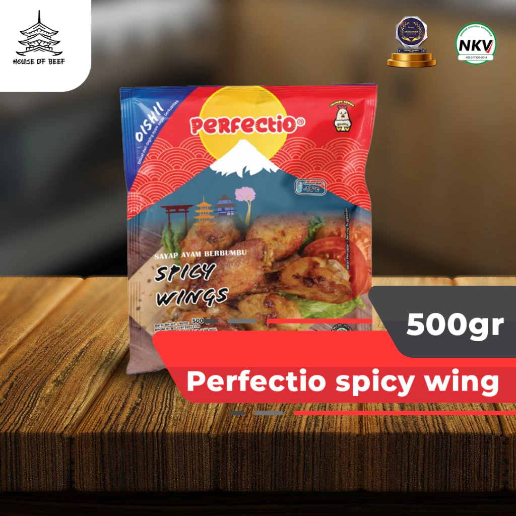 Perfectio Spicy Wings 250gr - 500gr Sayap Ayam Berbumbu