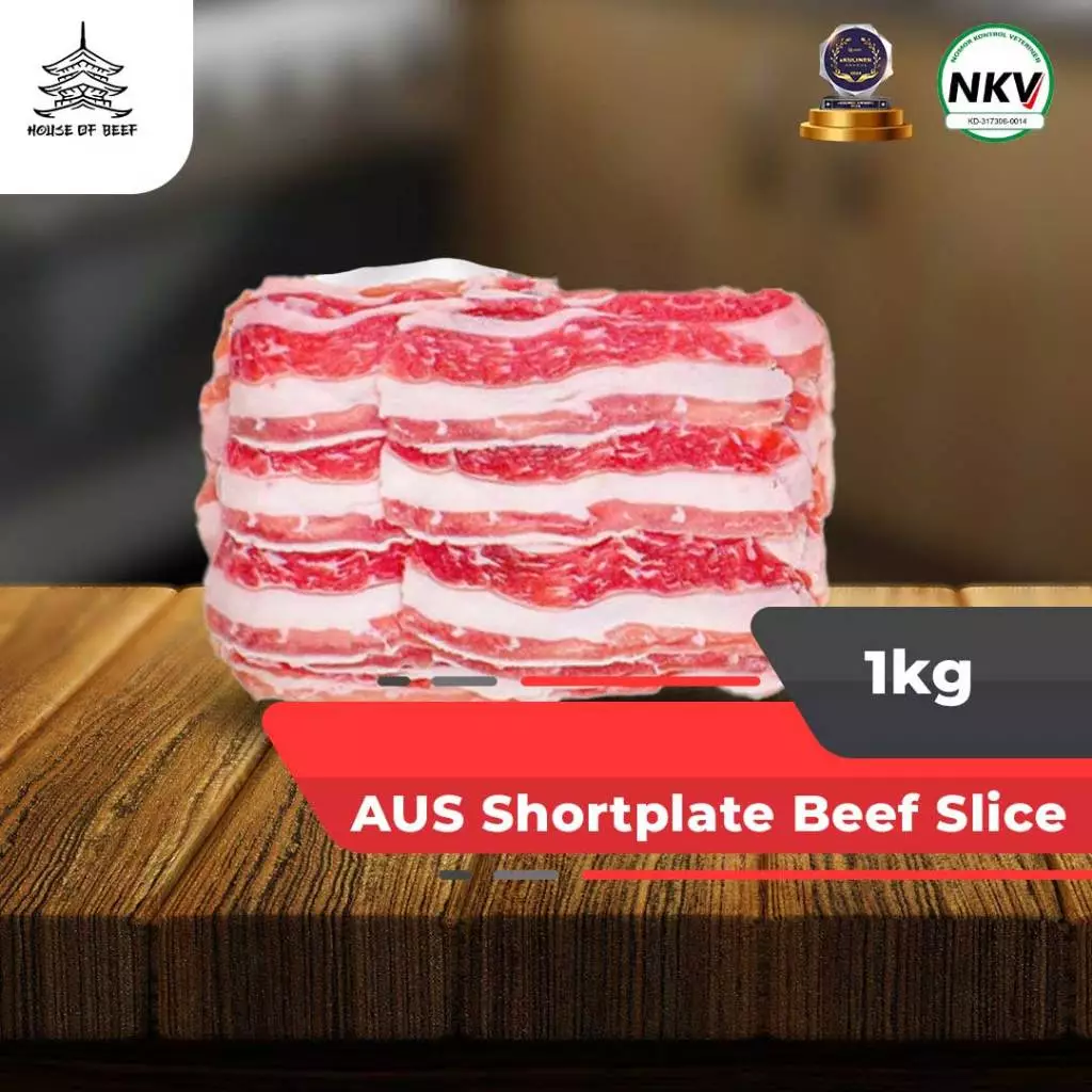 Slice Beef AUS Shortplate | Daging Sapi Slice Sei Sukiyaki Yoshinoya