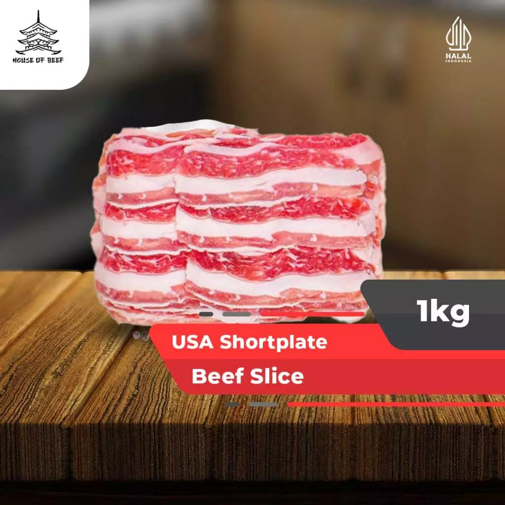 Slice Beef USA Shortplate | Daging Sapi Slice | Shortplate Beef Slice Import Australia Grassfed Beef