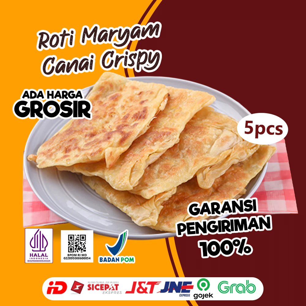 Roti Canai, Roti Cane, Roti Maryam, Pratha