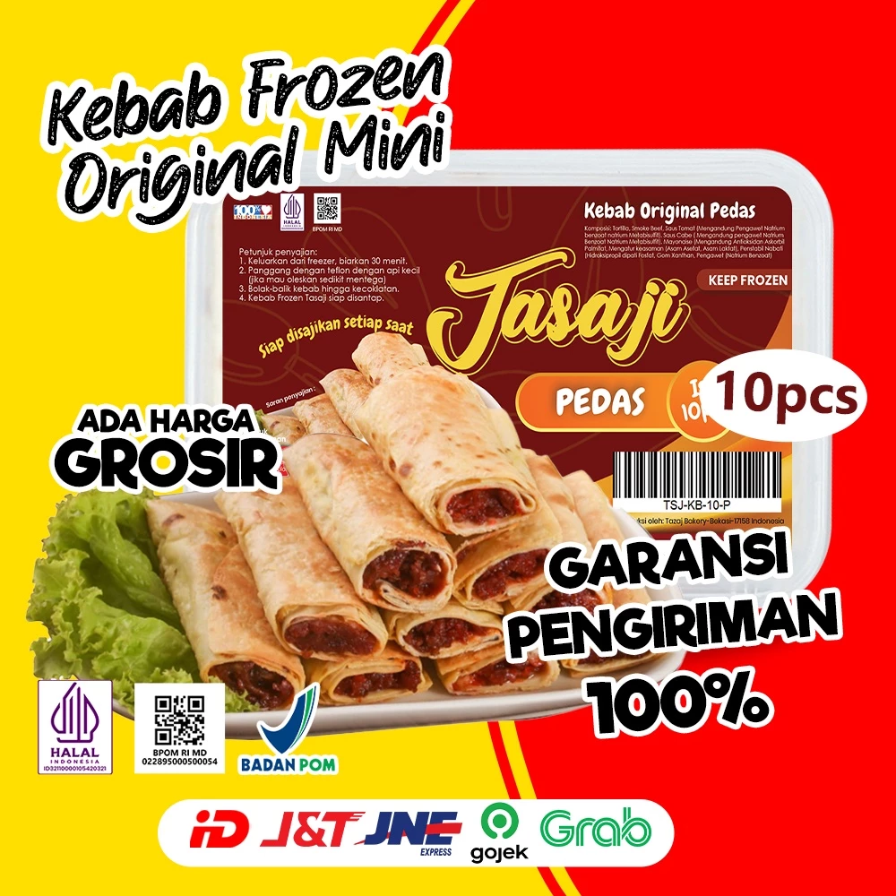 Tasaji Kebab Frozen Mini Isi 10 Praktis Hemat