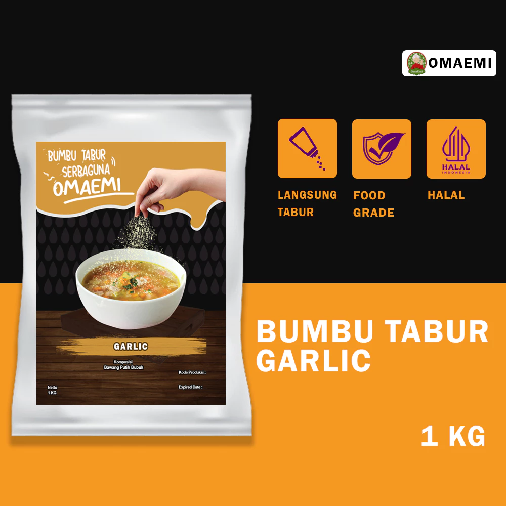 BUMBU TABUR BAWANG PUTIH / GARLIC POWDER 1KG