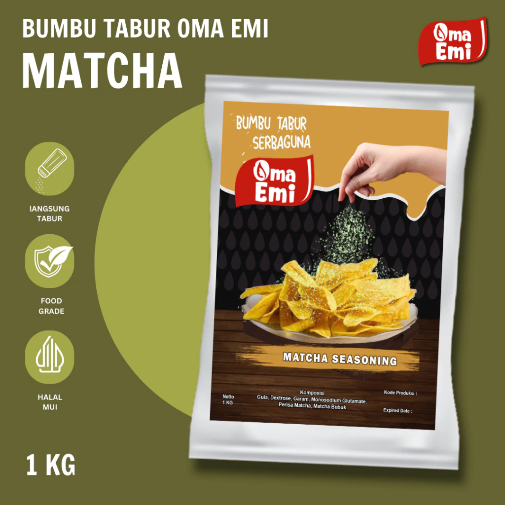 BUMBU TABUR MATCHA / MATCHA SEASONING 1 KG