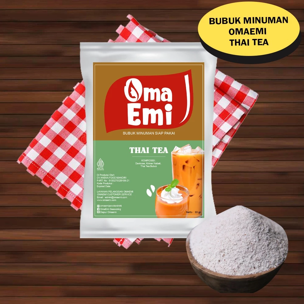 Bumbu Minuman {THAI TEA} / {THAI TEA} 30 gr / Bumbu Minuman Aneka Rasa Murah