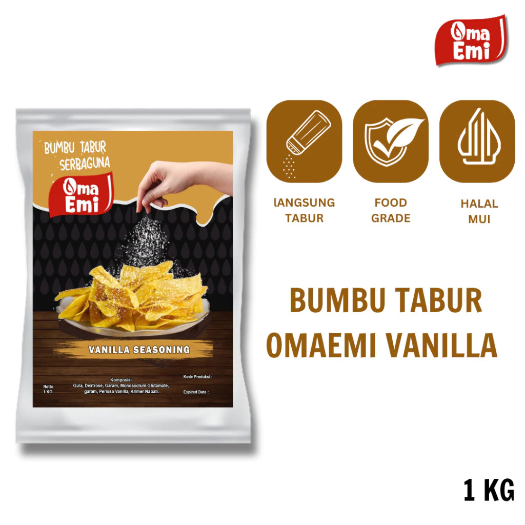 Bumbu Tabur Vanilla / Vanilla Seasoning 1 KG