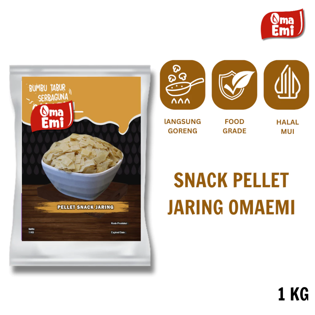 PELLET SNACK JARING 1 KG KUALITAS TERJAMIN