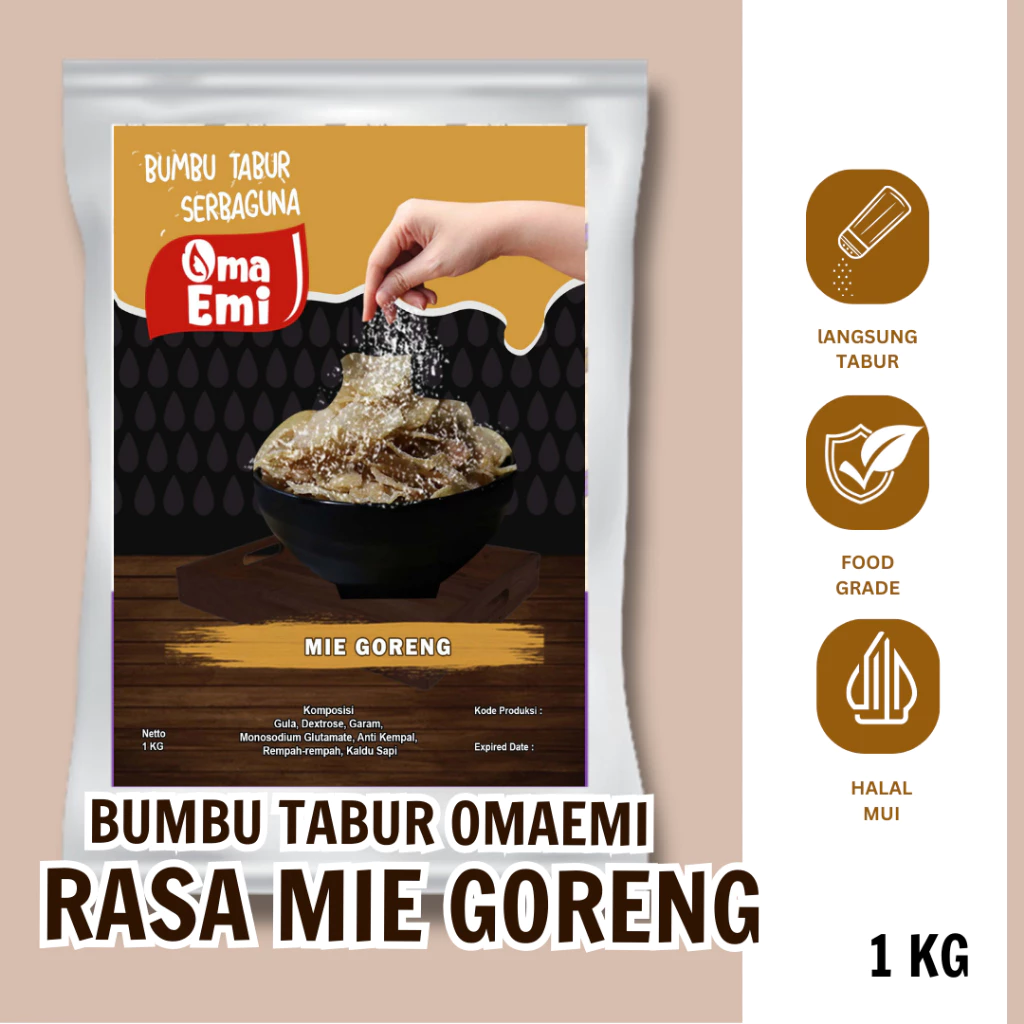 BUMBU TABUR RASA MIE GORENG 1 KG HALAL FOOD GRADE