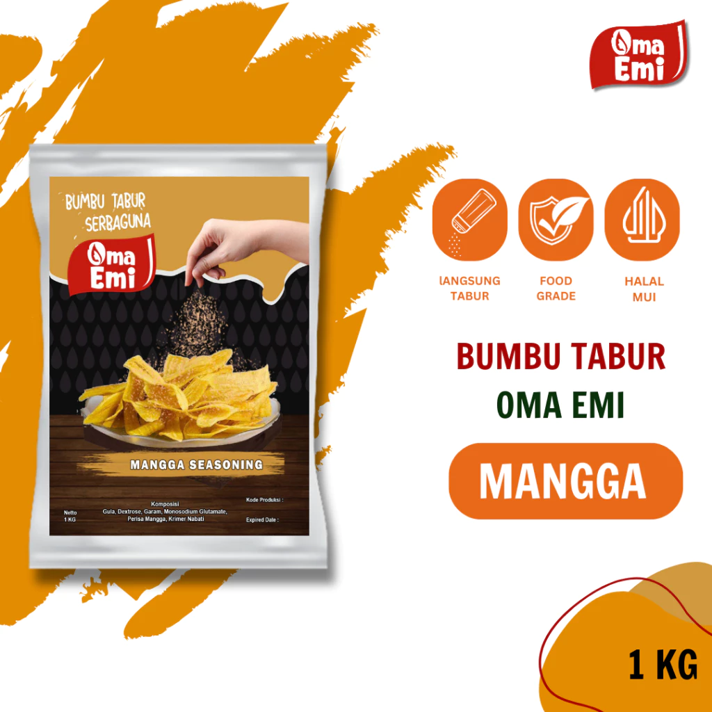 BUMBU TABUR MANGGA / MANGO SEASONING 1 KG