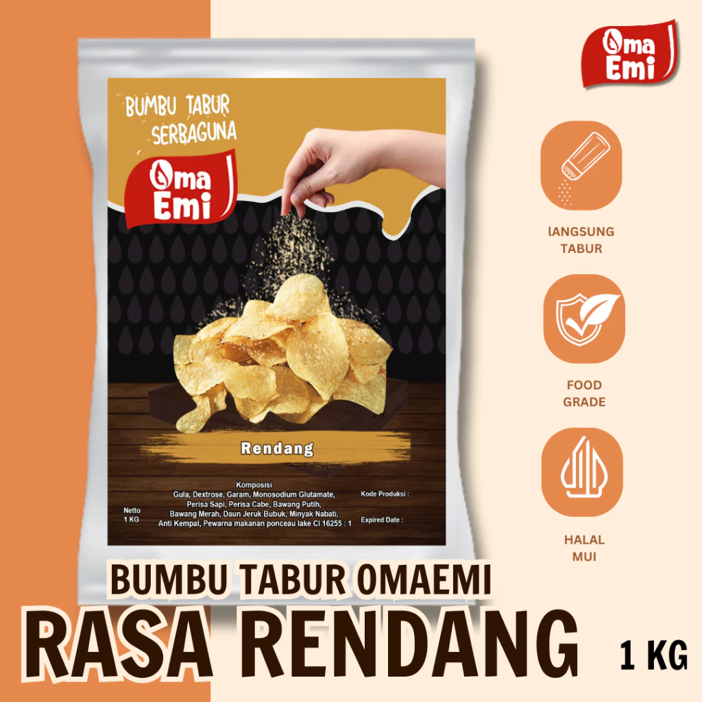 BUMBU TABUR RENDANG 1 KG