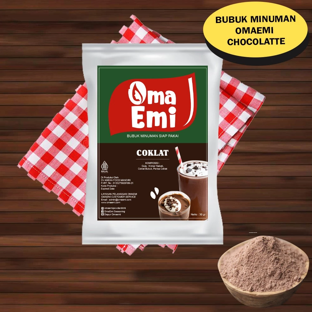 Bubuk Minuman {COKLAT} / {CHOCOLATE} 30 gr / Jual Bubuk Minuman Aneka Rasa