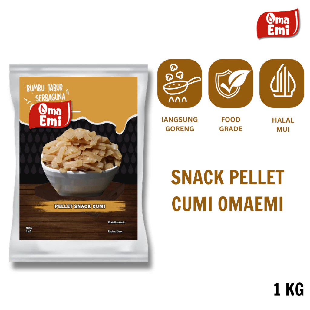 PELLET SNACK CUMI 1 KG KUALITAS TERJAMIN FOOD GRADE