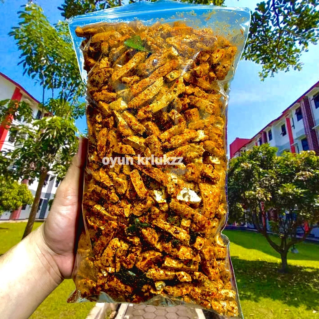 BASRENG PEDAS DAUN JERUK 500 GRAM /BASRENG BUMBU MELIMPAH / BASRENG VIRAL 1KG