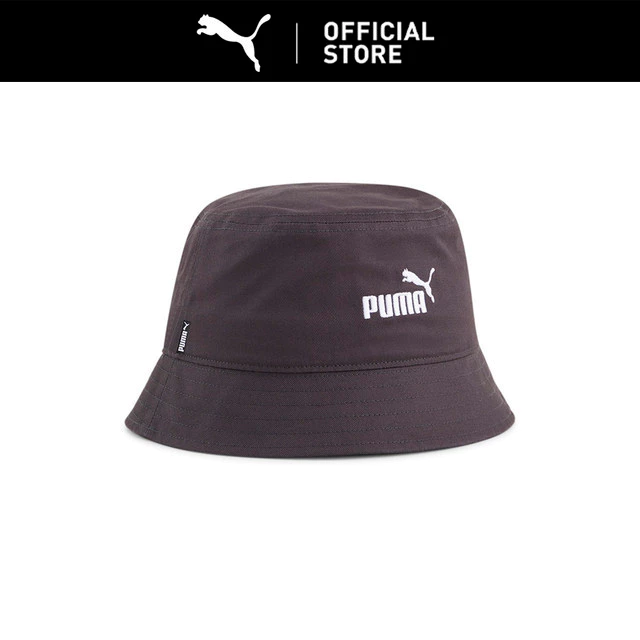 PUMA Topi Bucket Essentials Logo Unisex Galatic Gray/Pistachio Green