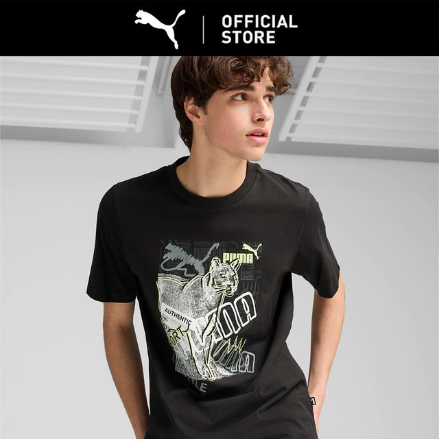 PUMA Kaus Sablon Foto Pria GRAPHICS