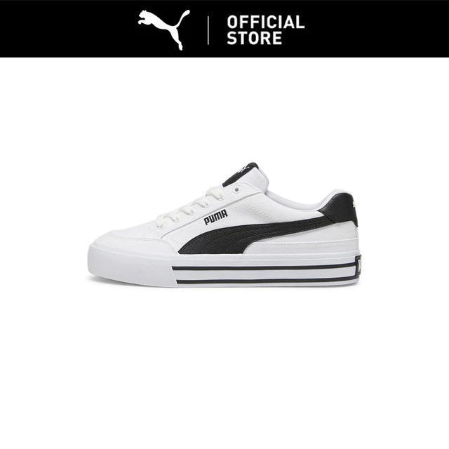 PUMA Sepatu Sneaker Unisex dengan Formstrip Vulkanisasi Court Classic