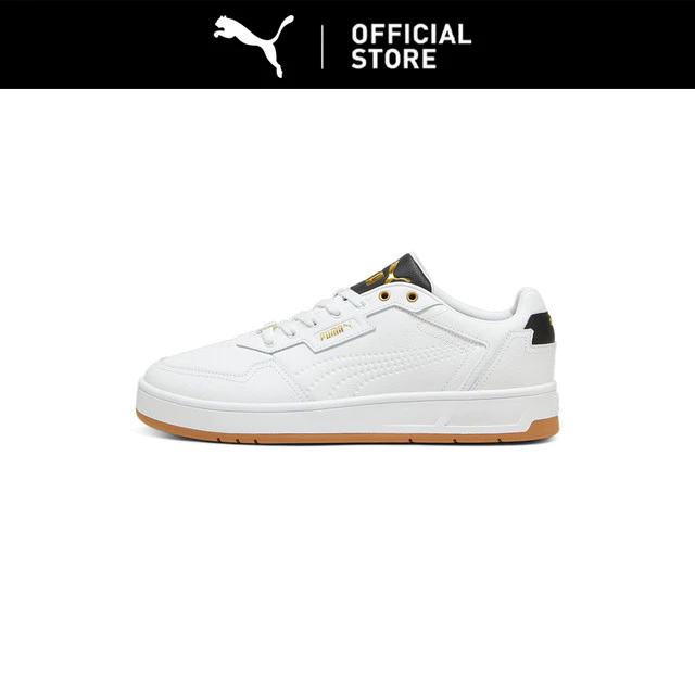 PUMA Sepatu Sneaker Court Classic Lux Kulit Retro