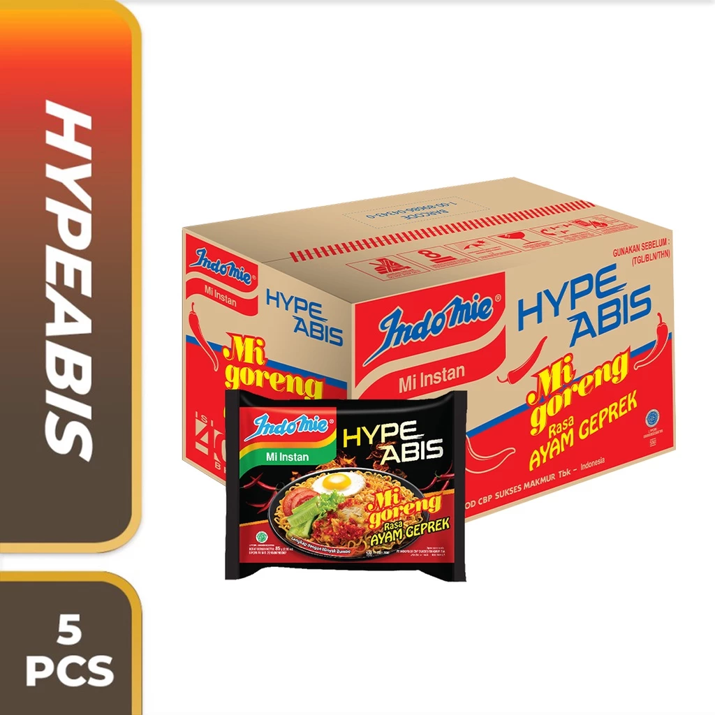 CTN - Indomie HypeAbis Ayam Geprek 85 Gr