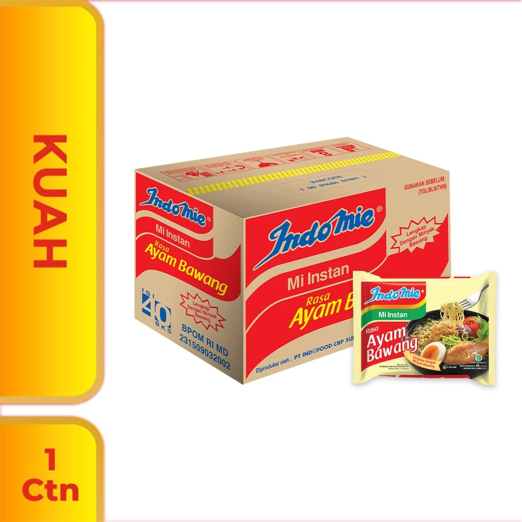 CTN - Indomie Kuah Ayam Bawang 69 Gr