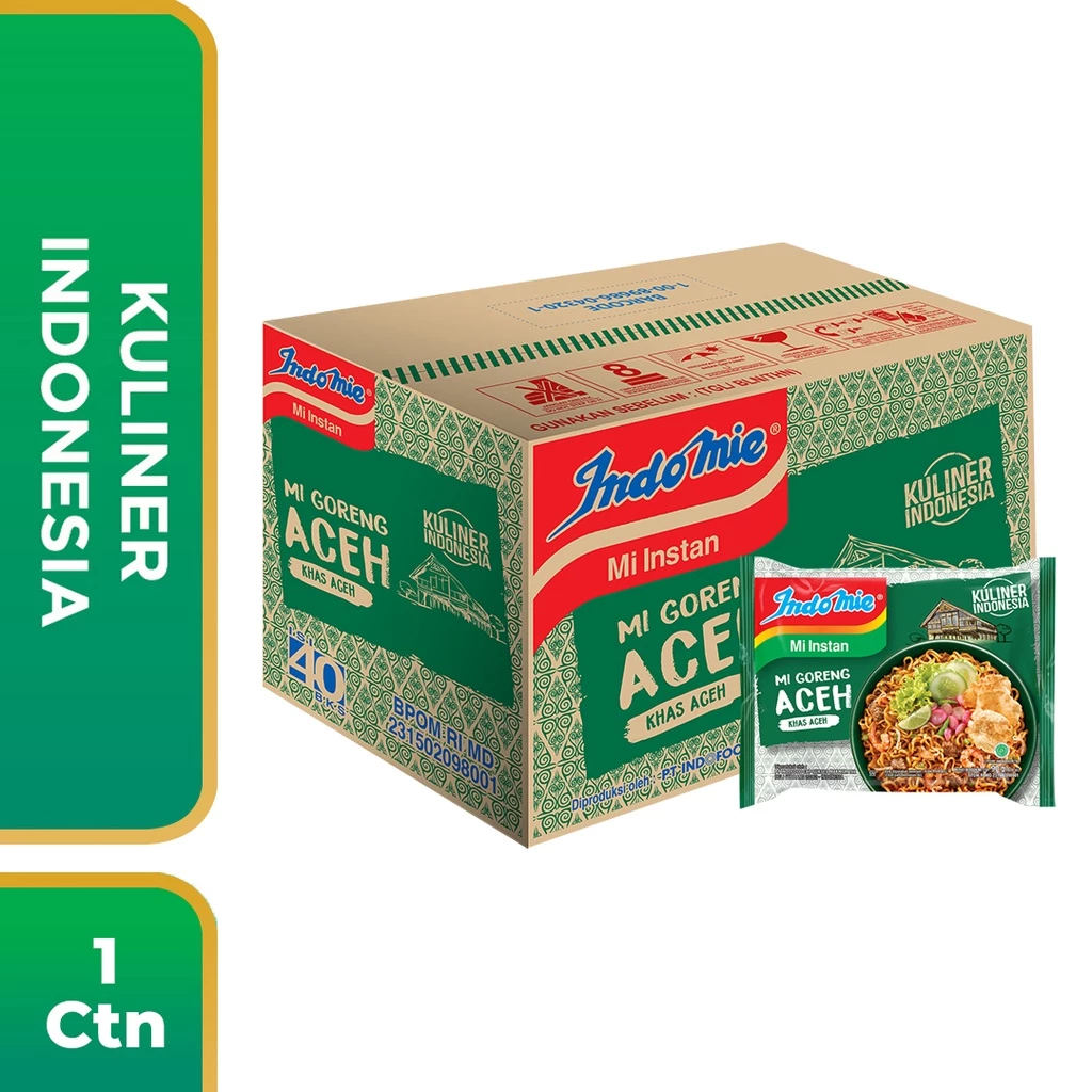 CTN - Indomie Mi Goreng Aceh 90 Gr