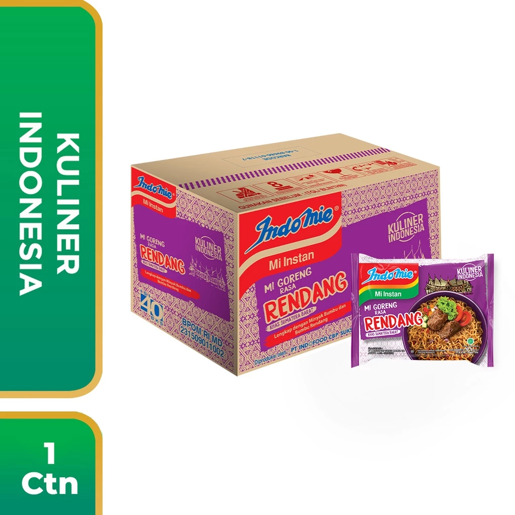 CTN - Indomie Goreng Rendang 91 Gr