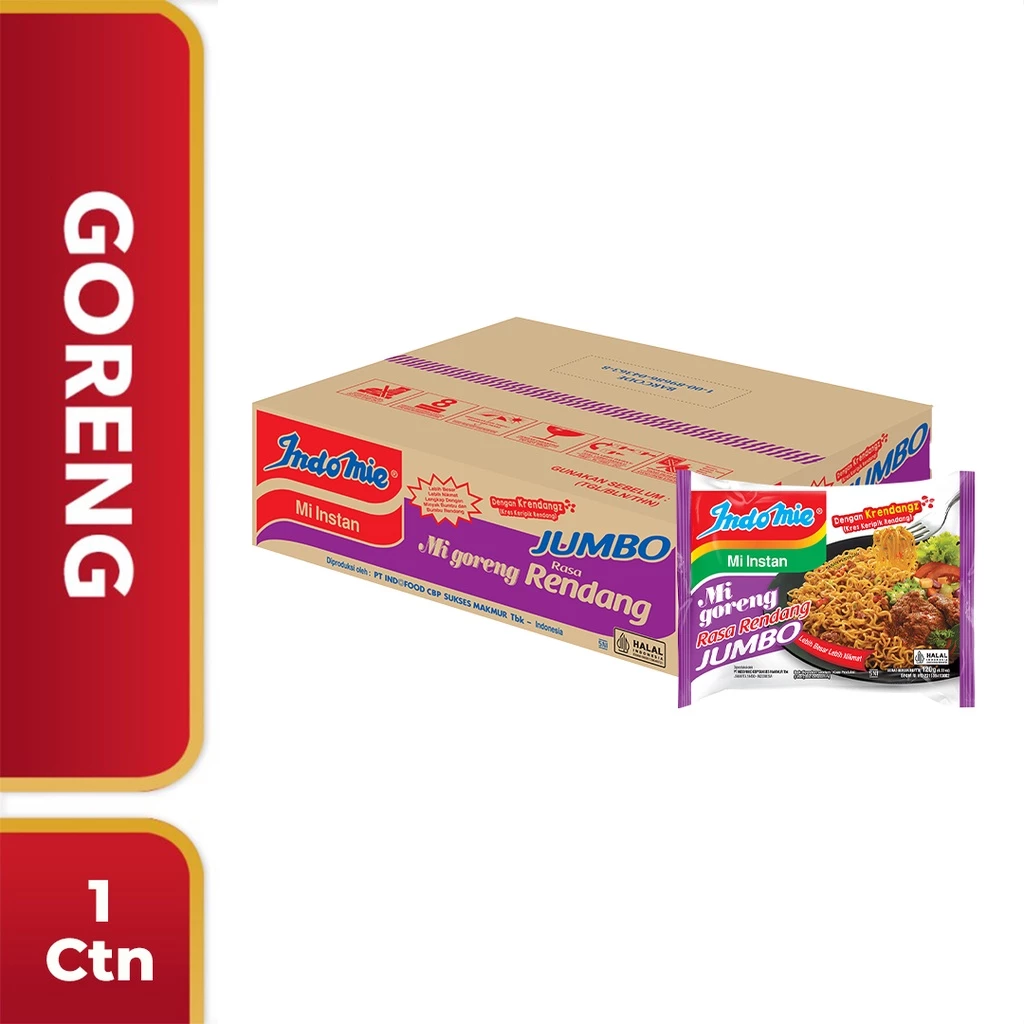 CTN - Indomie Goreng Rendang Jumbo 120 Gr