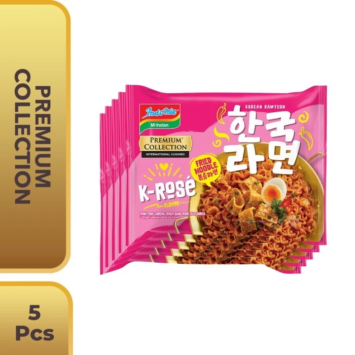 5 PCS - Indomie Korean K-Rose 85 Gr