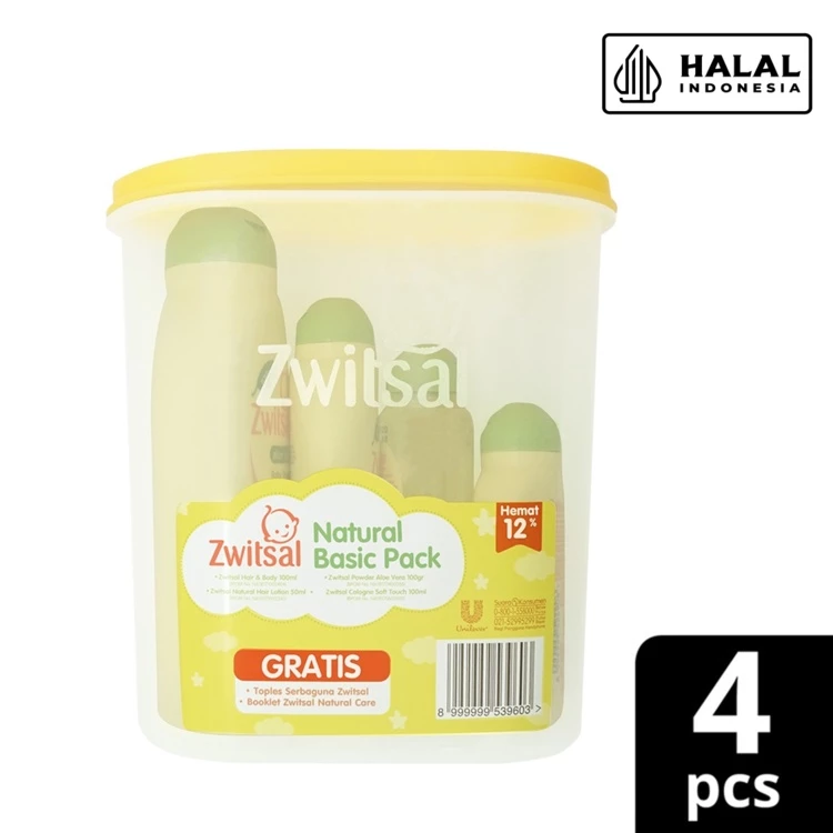 ZWITSAL BABY GIFT NATURAL BASIC PACK Baby Gift Set Box Hampers bayi 1PC