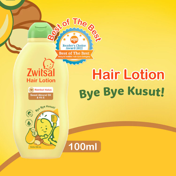 Zwitsal Hair Lotion Sweet Almond Oil & Vit E 100ml