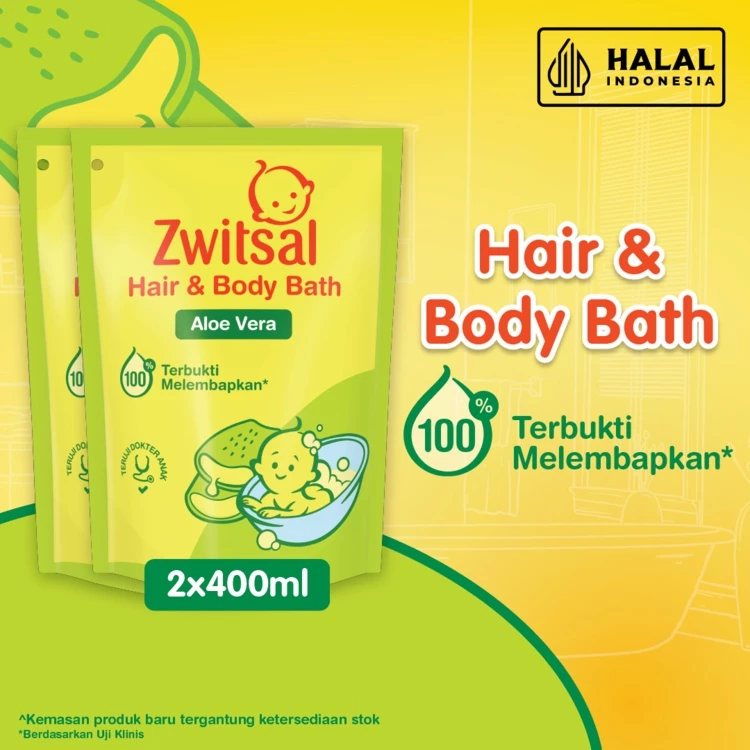 Zwitsal Twinpack Aloe Vera 2x400mL