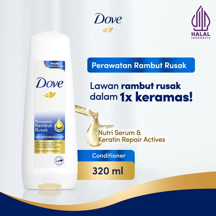 Dove Conditioner Perawatan Rambut Rusak Kondisioner 320 ML