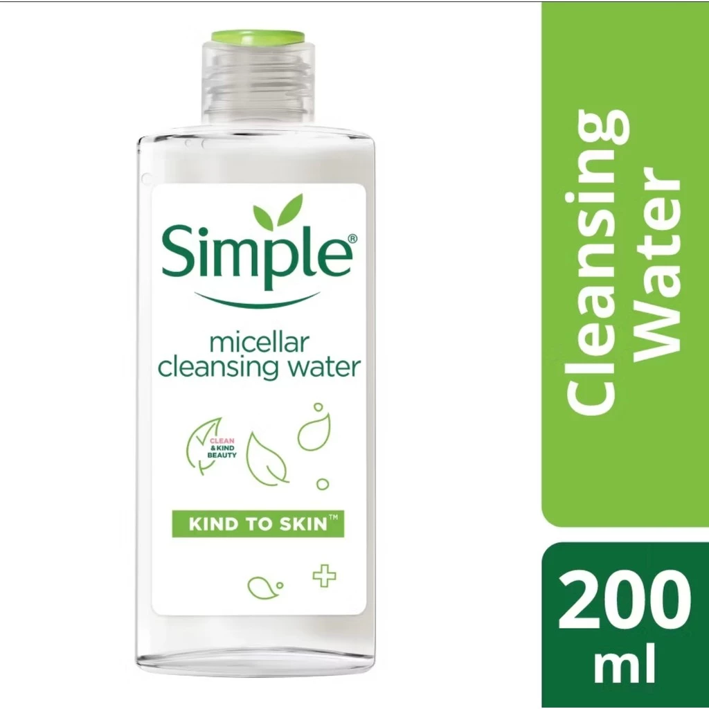 Simple Kind To Skin Micellar Cleansing Water 200ml - No Harsh Chemicals