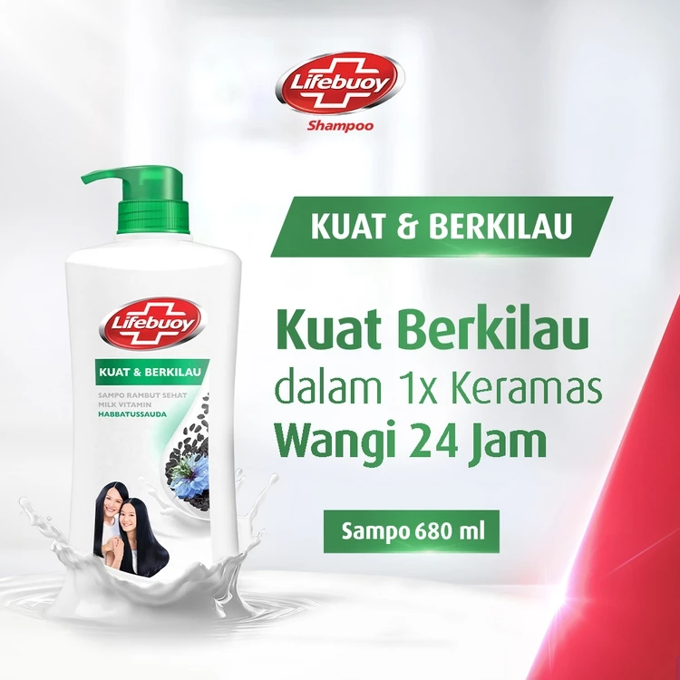 Lifebuoy Shampo Kuat & Berkilau 680 mL