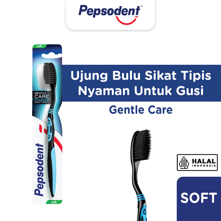 Pepsodent Tooth Brush Gentle Care Soft Lembut Di Gusi